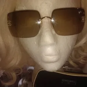 Vintage Chanel Sunglasses as seen by Kylie Jenner Kylie Jenner Chanel Glasses Chanel Sunglasses As Seen On  main image 3